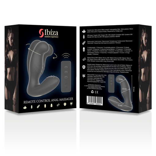 Vibrator anal cu 10 moduri de vibratii cu telecomanda Ibiza - Img 4