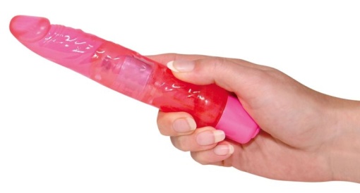 Vibrator anal flexibil 7 moduri de vibratie Jelly Anal, pink (17,5 cm) - Img 3