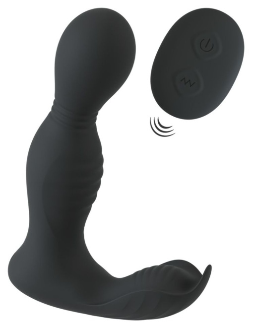 Vibrator anal rotativ cu telecomanda RC Butt Plug with 2 Functions (13,7 cm) - Img 6