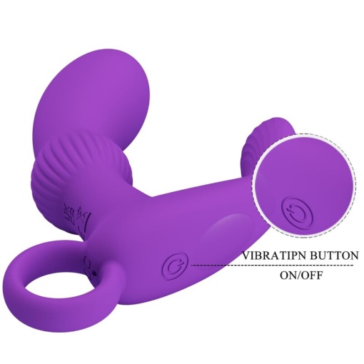 Vibrator anal si stimulator prostata Pretty Love Cayla Anal Lila - Img 7