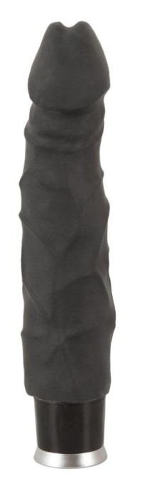 Vibrator clasic realist, flexibil, cu 8 moduri de vibratie Big Vibe, black (23 cm) - Img 6