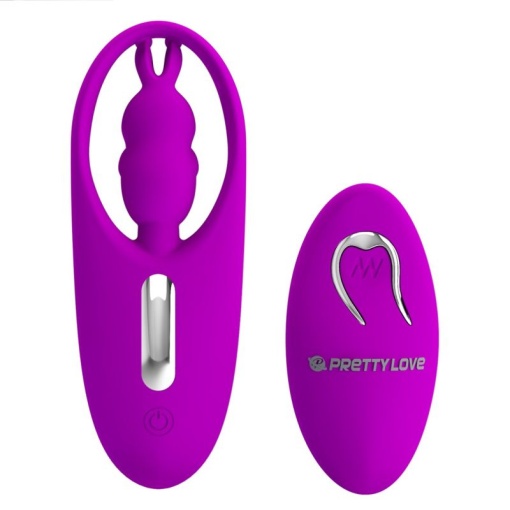 Vibrator clitoridian cu 12 moduri de vibratie PRETTY LOVE – WILD RABBIT (10.8cm) - Img 2
