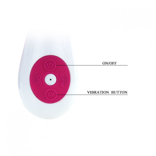 Vibrator cu stimulator clitoridian Pretty Love Felix 20cm - Img 7