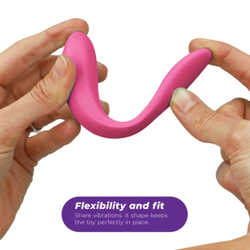 Vibrator inteligent pentru stimularea clitorisului, Roz We-Vibe Sync Lite - Img 4