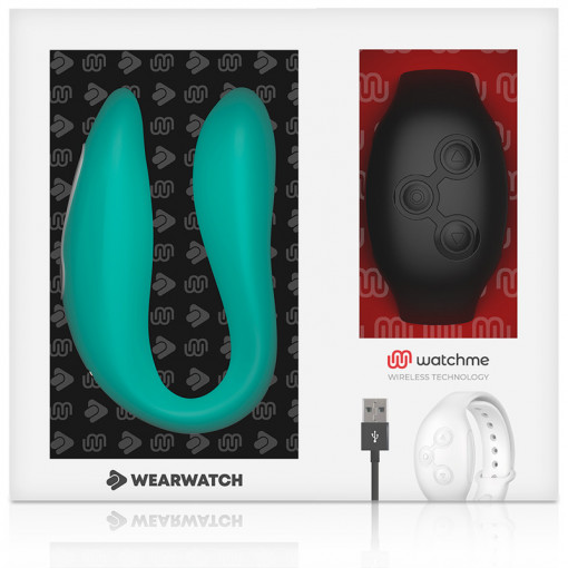 Vibrator inteligent Wearwatch - Dual Technology Vibrator Watchme Aquamarine / Jet - Img 5