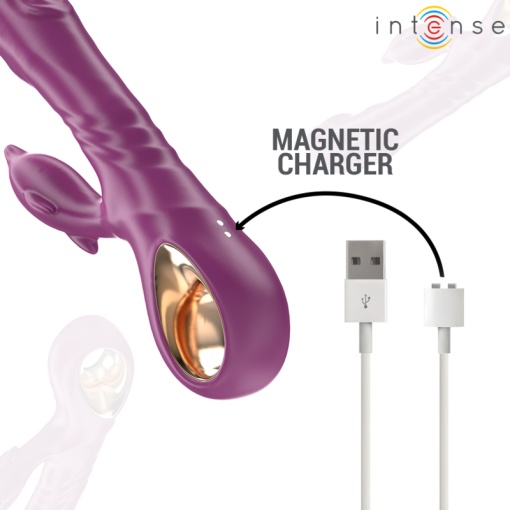 Vibrator Multifunctional INTENSE HALLE - Stimulare cu Limba si Design Delfin - Img 2