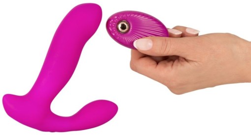 Vibrator pentru chiloți cu telecomandă RC Shaking &amp; Vibrating Panty Vibrator (14,7 cm) - Img 3