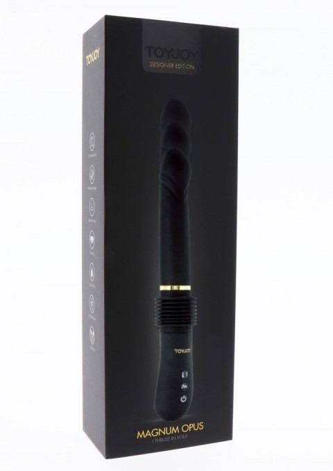 Vibrator premium Magnum Opus Thruster 31cm 4 setări de pulsație, 3 viteze de vibrație - Img 3