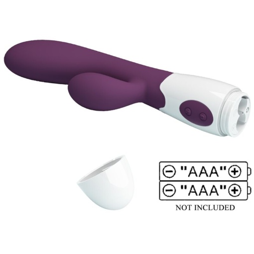 Vibrator Pretty Love - Alvis Rabbit Vibrator &amp; G-Spot (Purple) - Img 3