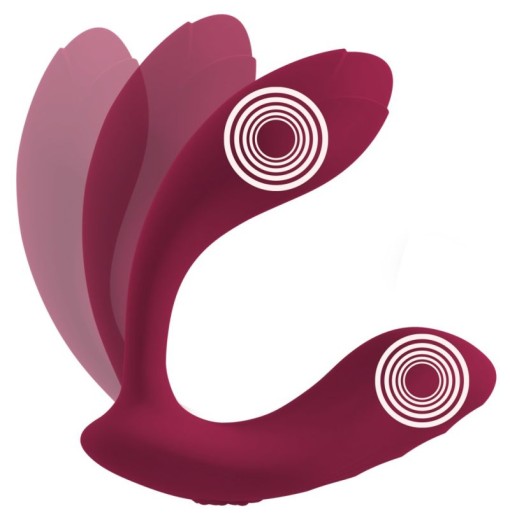 Vibrator punct G/clitoris cu 10 moduri de vibrație cu telecomanda Bendable RC Panty Vibe (13,5 cm) - Img 4