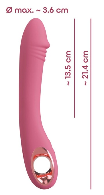 Vibrator punct G Slim G-Spot Rose - Img 3