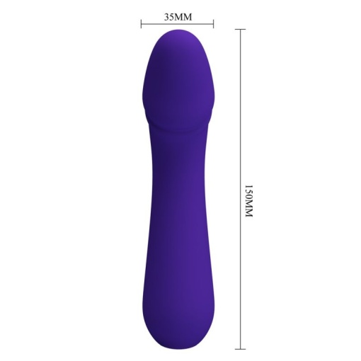 Vibrator Punctul G Cetus, 12 Moduri Vibratii, Sillicon, 15 cm - Img 3