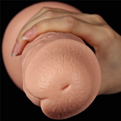 Vibrator Realistic 11 Long Flesh (27.5cm x 5.8cm) 8 modele de vibratie + 2 viteze - Img 4