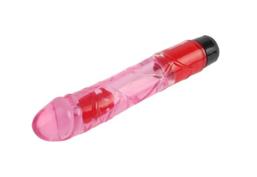 Vibrator Realistic Vibe, Multispeed, Pink (22.8 cm) - Img 3