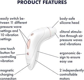 Vibrator Stimulator clitoris Satisfyer Pro 1+ (Air Pulse + Vibration) - Img 3