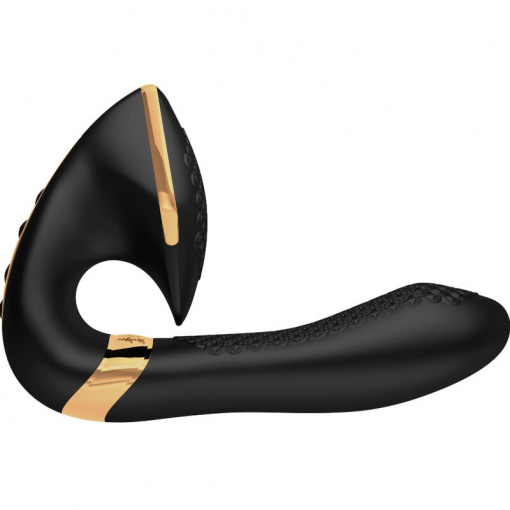 Vibrator stimulator clitoris si punct g SHUNGA - SOYO INTIMATE Negru