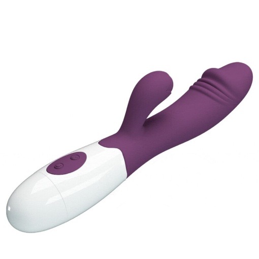 Vibrator stimulator punct G si clitoris Pretty Love - Snappy G-Spot Vibrator Purple 30 funcții de vibrație - Img 6