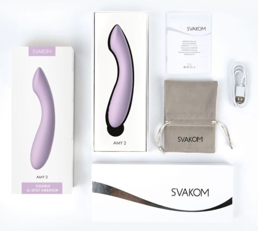 Vibrator Svakom Amy 2 I Waterproof Pink (17,4 cm) - Img 4