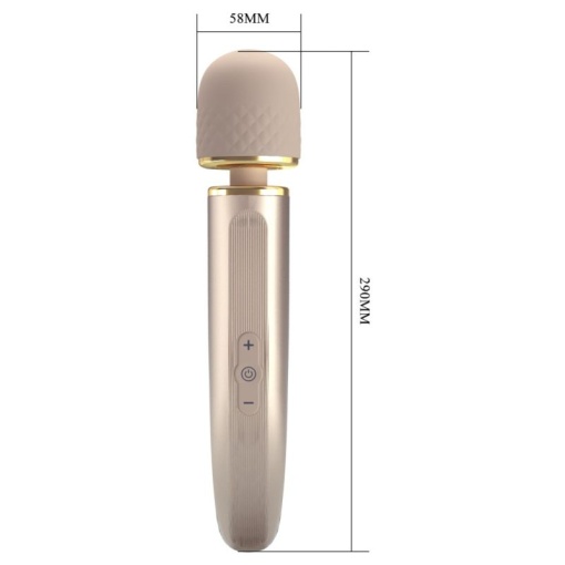Vibrator Wand Interesting Massager Gold 29cm