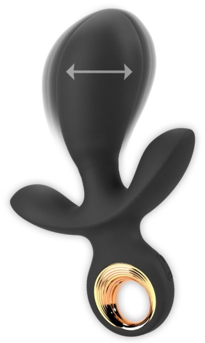 Vibratorul triplu gonflabil 10 moduri de vibratii Inflatable Triple Vibrator - Img 2