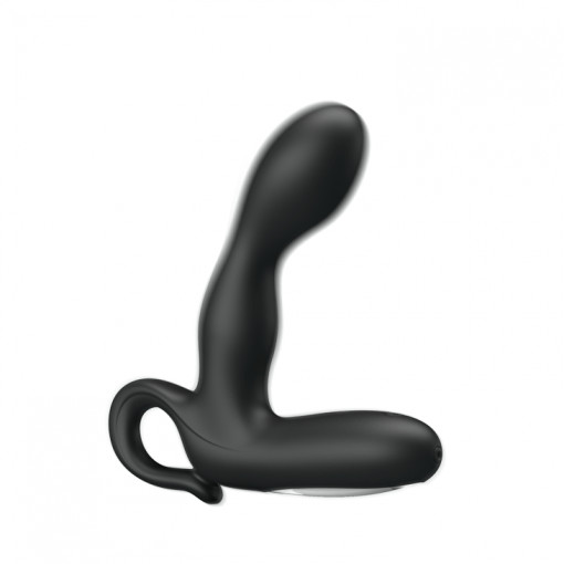 Vibro-stimulator pentru prostata si perineu Pretty Love Barrack Black 14.2cm - Img 2