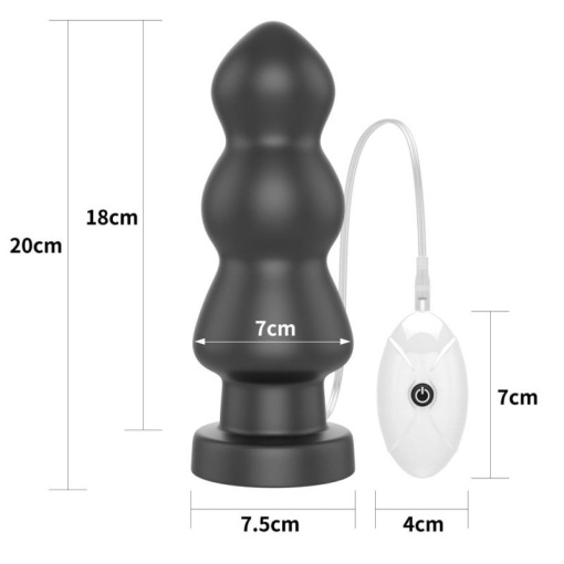 7.8" King Sized Vibrating Anal Rigger - Img 2