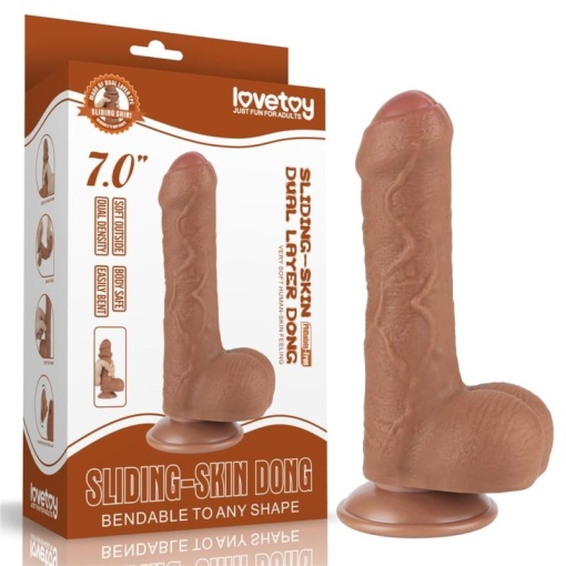 7'' Sliding Skin Dual Layer Dong Brown (18.3cm) - Img 2