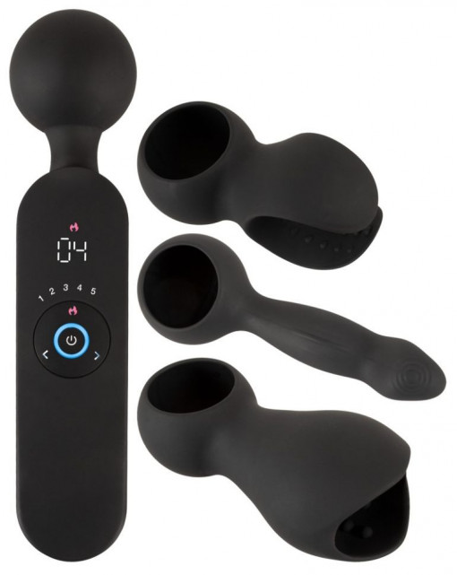 Aparat masaj Wand Vibrator with 3 Attachments - Img 2