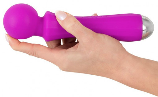Bagheta de masaj cu 3 viteze, Rechargeable Wand vibrator (20.2cm) - Img 3