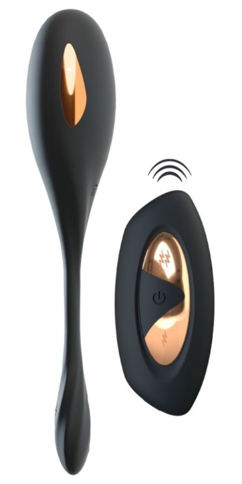 Bile vaginale 10 moduri de vibratie, 10 moduri de stimulare electrica Vibrating E-Stim Love Ball 18,6 cm - Img 5