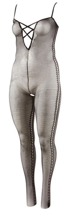 Catsuit with lacing, black - 2XL/3XL - Img 3