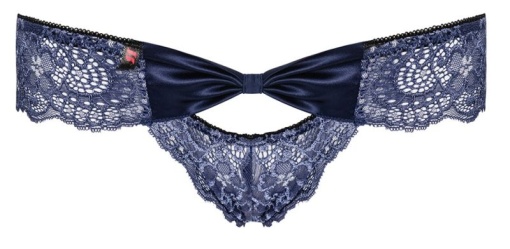Chilotei din dantela fina cu motive florale Auroria panties, blue - L/XL - Img 6