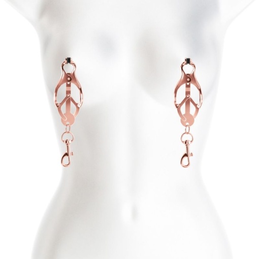 Clemele ajustabile pentru mamelon Bound - Nipple Clamps - C3 - Rose Gold - Img 3