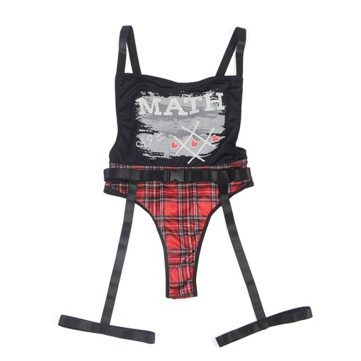 Costum sexy de învățătoare în formă de body, mărime L/XL Subblime - Img 6