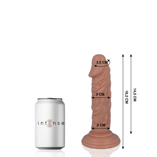 Dildo cu aspect natural de penis 16.2 cm lungime x 3 cm diametru Mr. Intense - Img 6