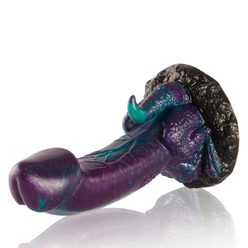 Dildo din silicon forma fantezista EPIC EPIC - BASILISK DILDO DOUBLE SCALY PLEASURE SMALL SIZE - Img 5