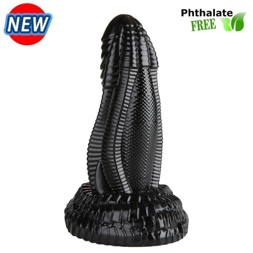 Dildo flexibil de inalta calitate, cu forma unica X-Men 8.3" Super Sized Dildo PVC Black (21cm) - Img 4
