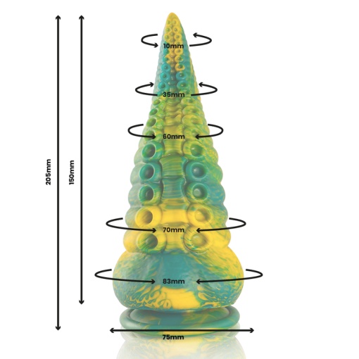 Dildo mare Bizar din silicon Epic Cetus - Img 7
