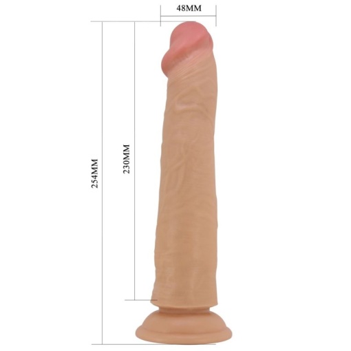 Dildo Mare Pretty Love Sharife Flesh 25cm - Img 3