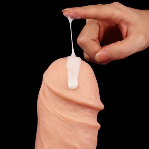 Dildo realist dublu de dimensiuni gigantice, cu ventuza Realistic Mega Double Dildo 33cm - Img 6