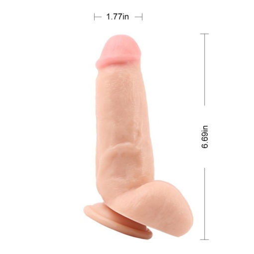 Dildo realist Troy Bell 17cm - Img 3