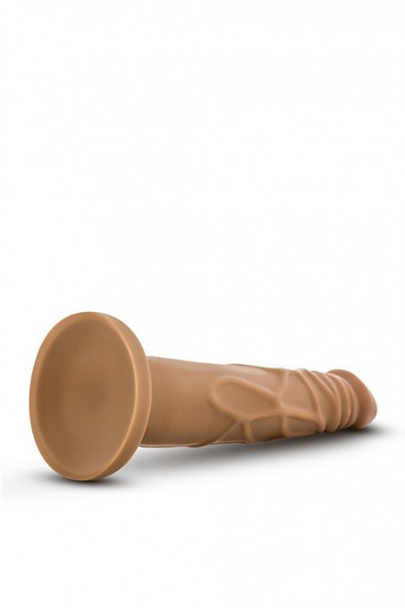 Dildo subtire din silicon DILDO SILICONE WILLYS DILDO MOCHA 17.5cm - Img 4