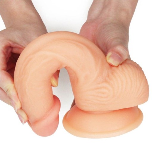 Dildo ultra realist din material moale si flexibil 8" The Ultra Soft Dude - 20cm