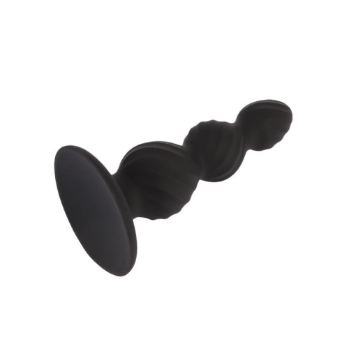 Dop anal cu 3 bile cu diametru diferit, relaxant cu suprafata stimulatoare 5.5'' Anal Control Plug - Img 4