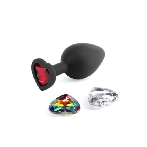 Dop anal Glams Xchange - Heart - Medium (8.1cm) - Img 5