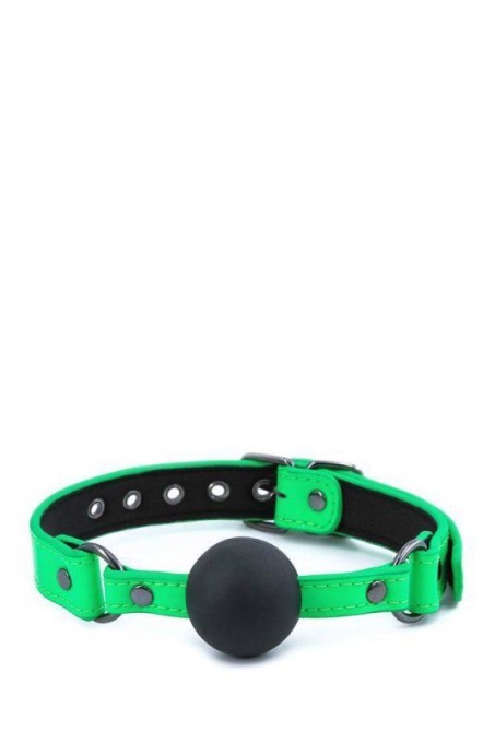 Electra Ball Gag, Neon Green - Img 2