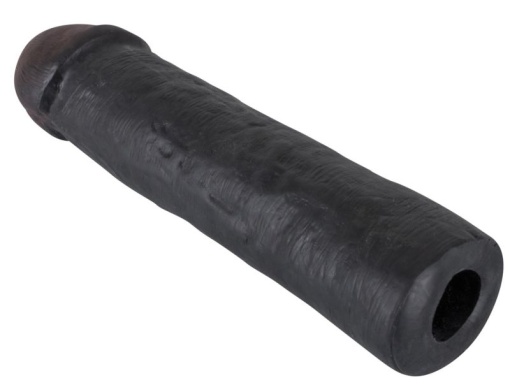 Manson pentru penis foarte extensibil Big Penis Sleeve, black (22cm) - Img 3