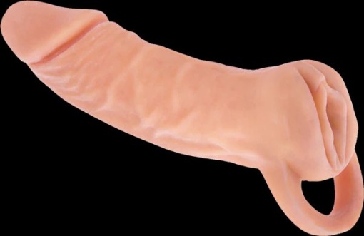 Manson pentru penis si masturbator cu deschidere de tip vagin (18.5cm) - Img 2