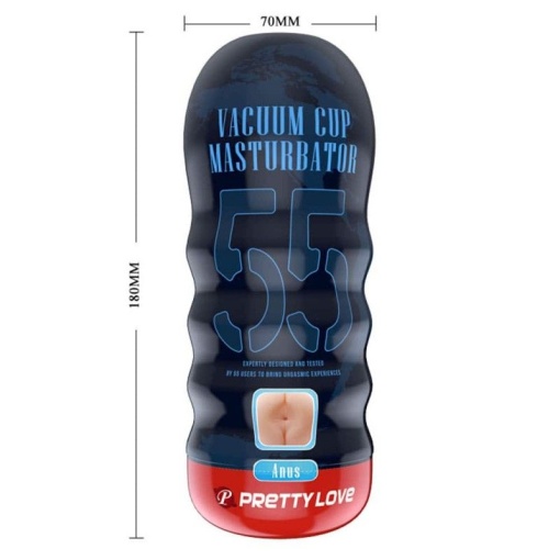 Masturbator Pretty Love Vacuum Cup Anus 18cm - Img 3