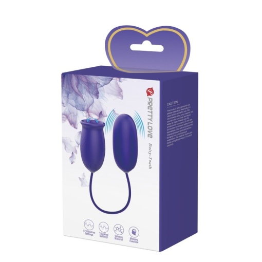 Ou si limba vibratoare 12 functii de vibrare Pretty Love Daisy - Youth- Reincarcabil - Img 7